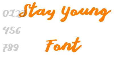 Stay Young Font