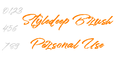 Styledeep Brush Personal Use