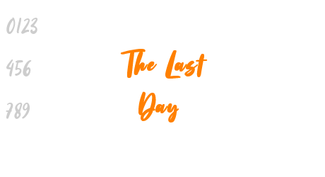 The Last Day