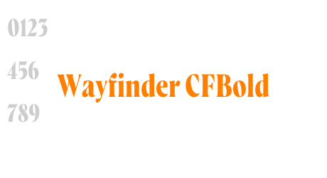 Wayfinder CFBold