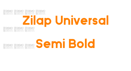 Zilap Universal Semi Bold