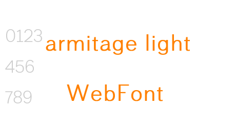 armitage light WebFont
