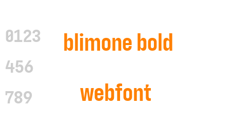 blimone bold webfont