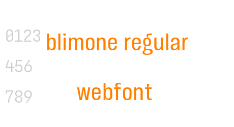 blimone regular webfont
