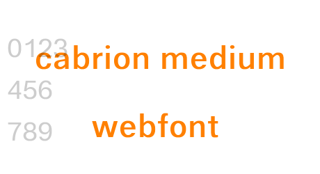 cabrion medium webfont