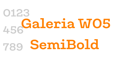 Galeria W05 SemiBold