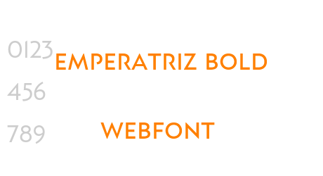 emperatriz bold webfont