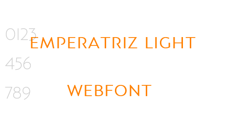 emperatriz light webfont