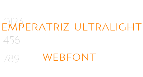 emperatriz ultralight webfont