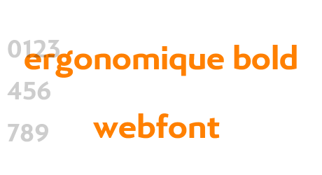 ergonomique bold webfont