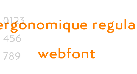 ergonomique regular webfont