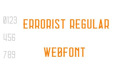 errorist regular webfont
