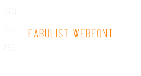 fabulist webfont