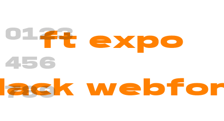 ft expo black webfont