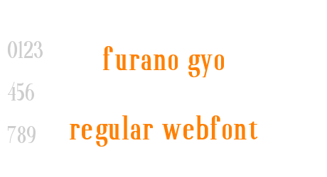 furano gyo regular webfont