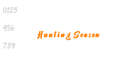 Hunting Season