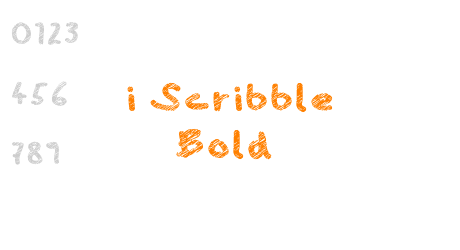 i Scribble Bold