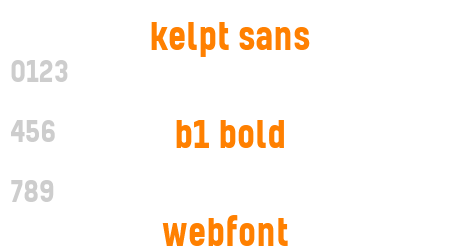 kelpt sans b1 bold webfont