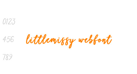littlemissy webfont