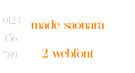 made saonara 2 webfont