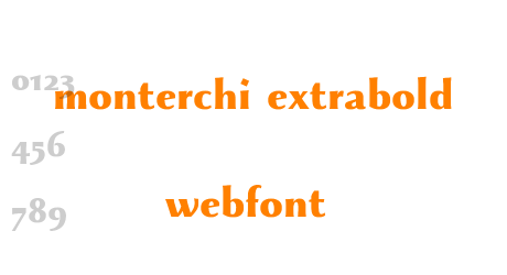 monterchi extrabold webfont