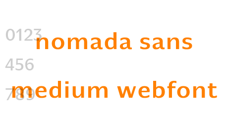 nomada sans medium webfont