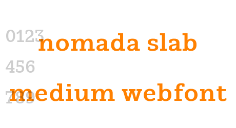 nomada slab medium webfont