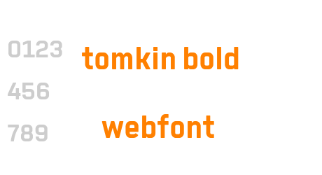 tomkin bold webfont