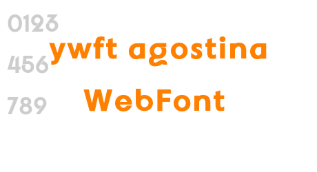 ywft agostina WebFont