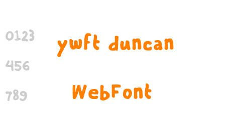ywft duncan WebFont
