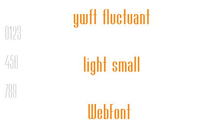 ywft fluctuant light small WebFont