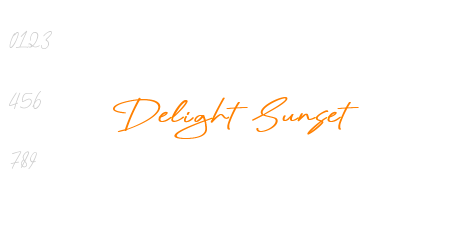Delight Sunset