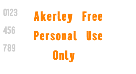 Akerley Free Personal Use Only