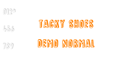 Tacky Shoes DEMO Normal