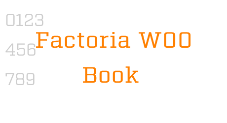 Factoria W00 Book