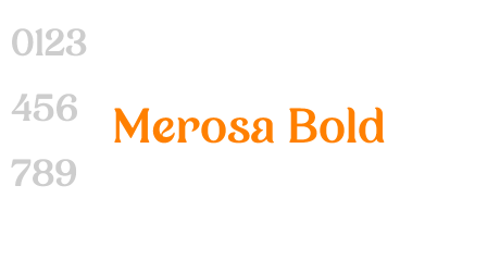 Merosa Bold