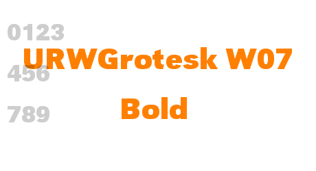URWGrotesk W07 Bold