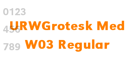 URWGrotesk Med W03 Regular