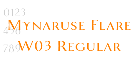 Mynaruse Flare W03 Regular
