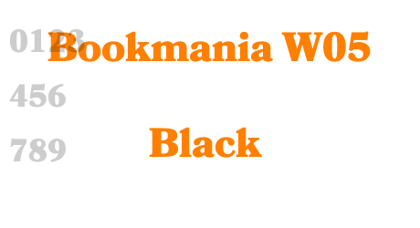 Bookmania W05 Black