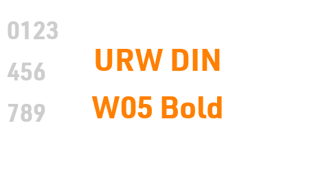 URW DIN W05 Bold
