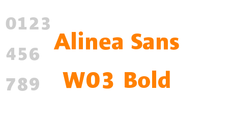 Alinea Sans W03 Bold