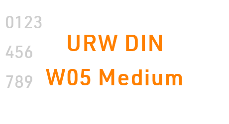 URW DIN W05 Medium