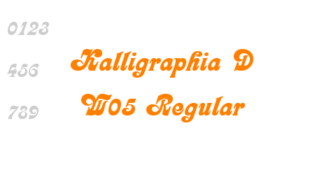 Kalligraphia D W05 Regular