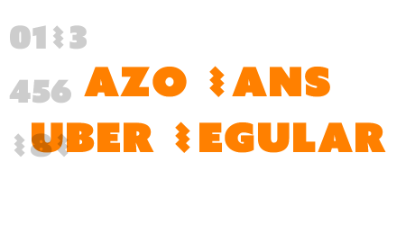 Azo Sans Uber Regular