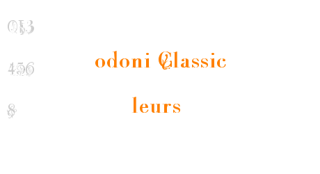 Bodoni Classic Fleurs
