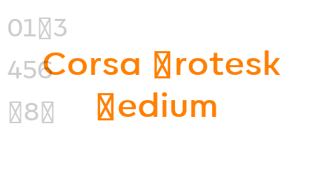 Corsa Grotesk XLight