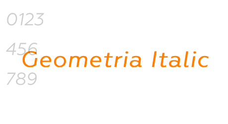 Geometria Italic