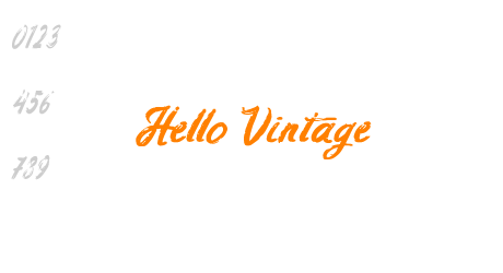 Hello Vintage