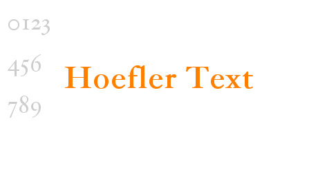 Hoefler Text